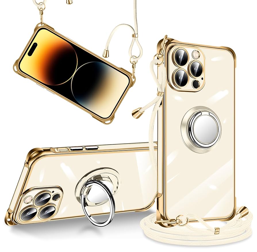 iPhone14Pro用 ケース リング付き iPhone 14 Pro ケース スマホ カバー カメラ保護 リング付き